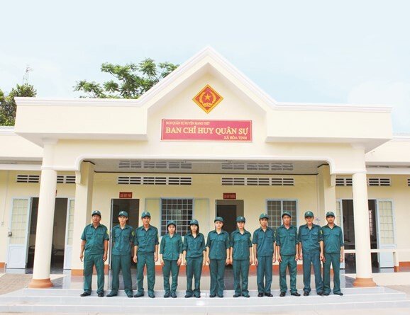 Kết quả xây dựng trụ sở Ban Chỉ huy quân sự xã, phường, thị trấn trên địa bàn Quân khu 9